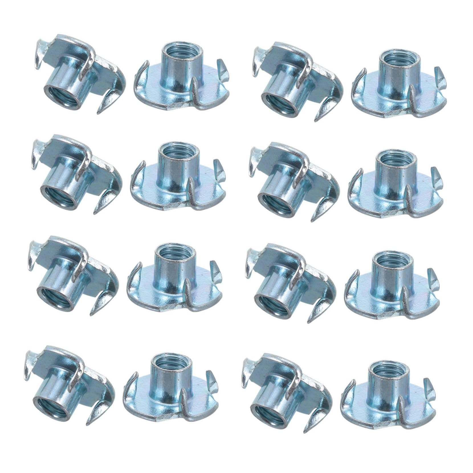 Amazon.co.jp: OUNONA 18個鉄製三穴フランジナット 家具用固定ネジ